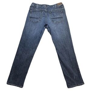 Vertx VTX1230 Jeans Mens 34x34 (34x32) Medium Wash Blue Stretch Straight Denim